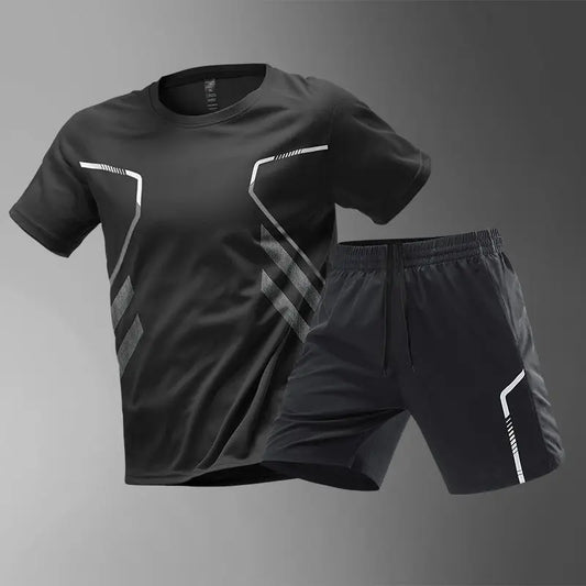 Men’s Quick-Dry Color Block Sports Tee